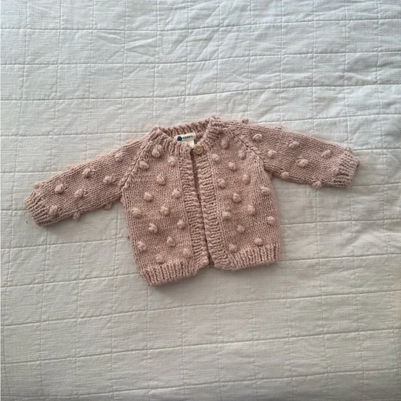 Cozy Pink Knit Sweater for Kids - Picture 1 of 3
